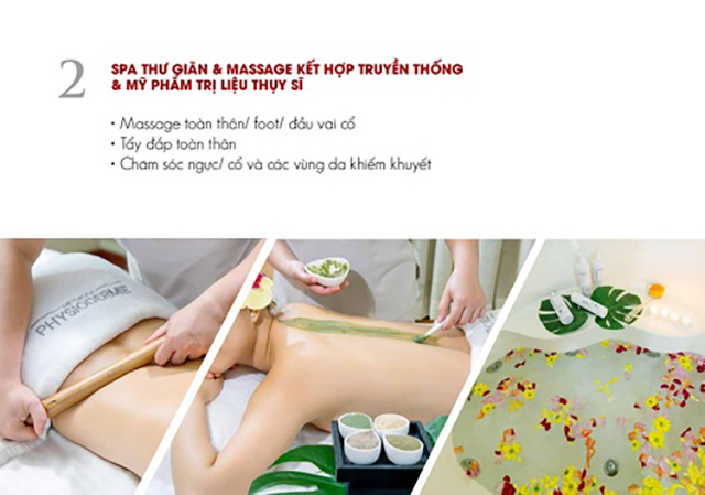 Massage thư giãn kết hợp tinh dầu thiên nhiên trị liệu Thụy Sĩ